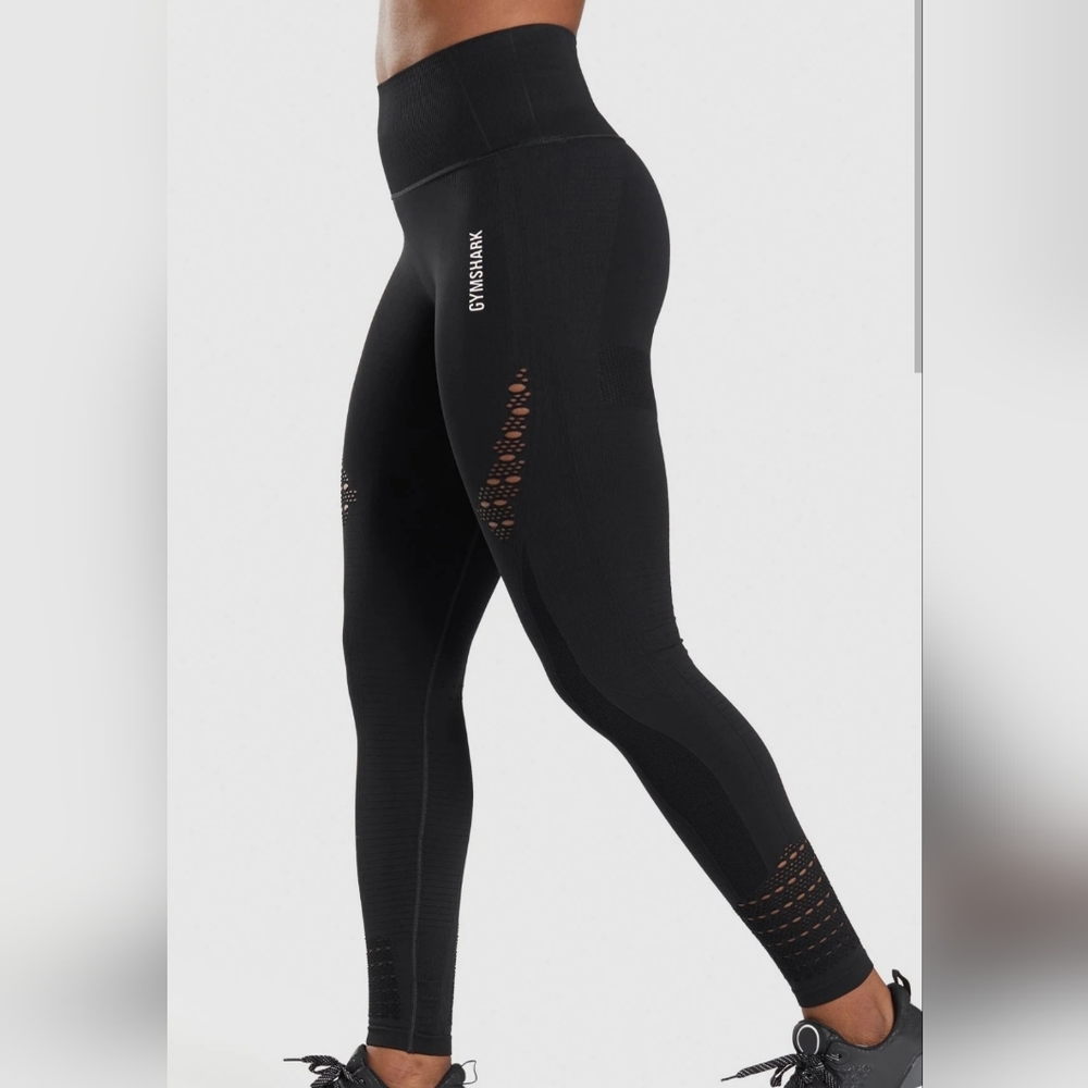 Gymshark Energy+ Seamless Leggings - Black M